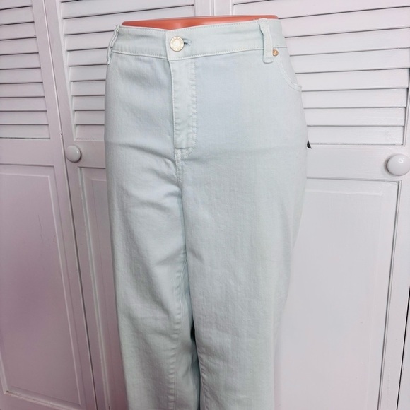 TALBOTS Flawless Petite Aqua Slim Ankle Jeans Size 20 - Picture 2 of 10